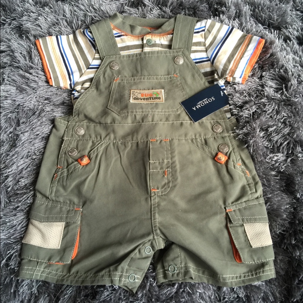🔥Sonoma infant, big adventure 2pc cargo overall's